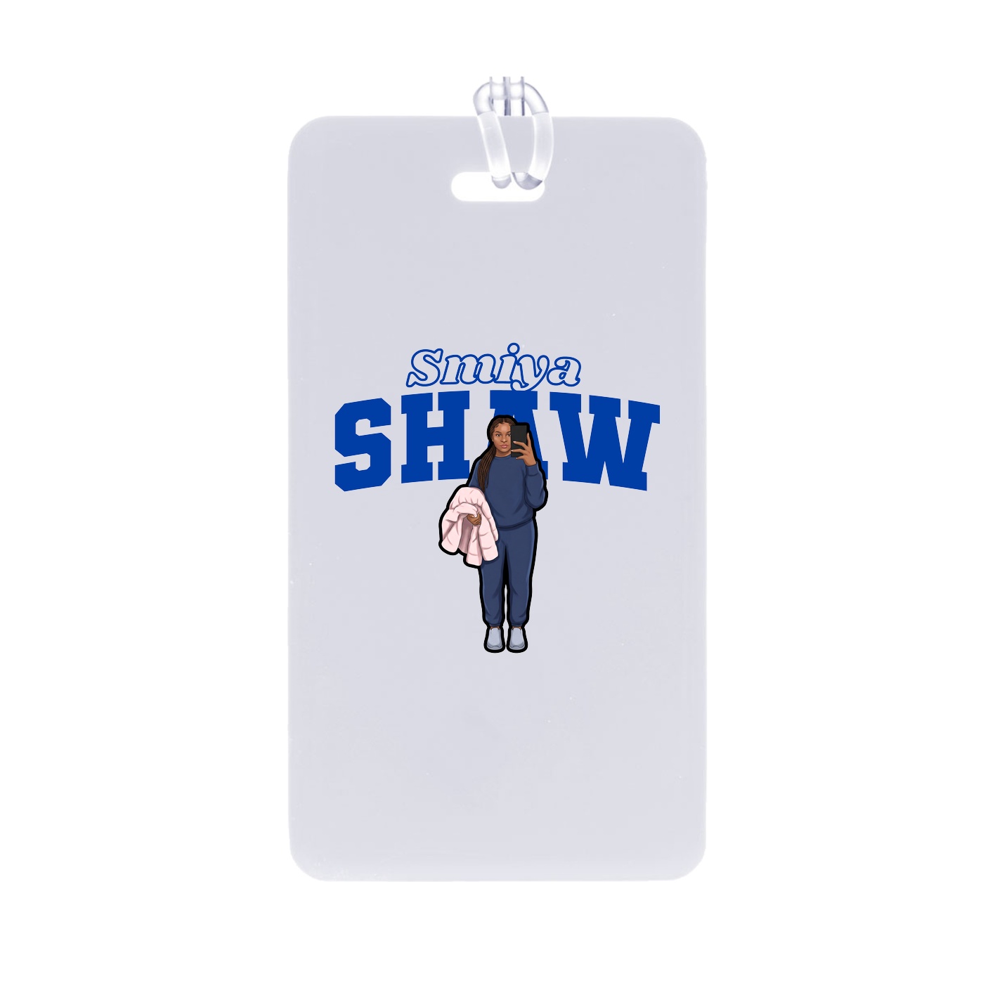 Bag Tag — Name Arch in Classic