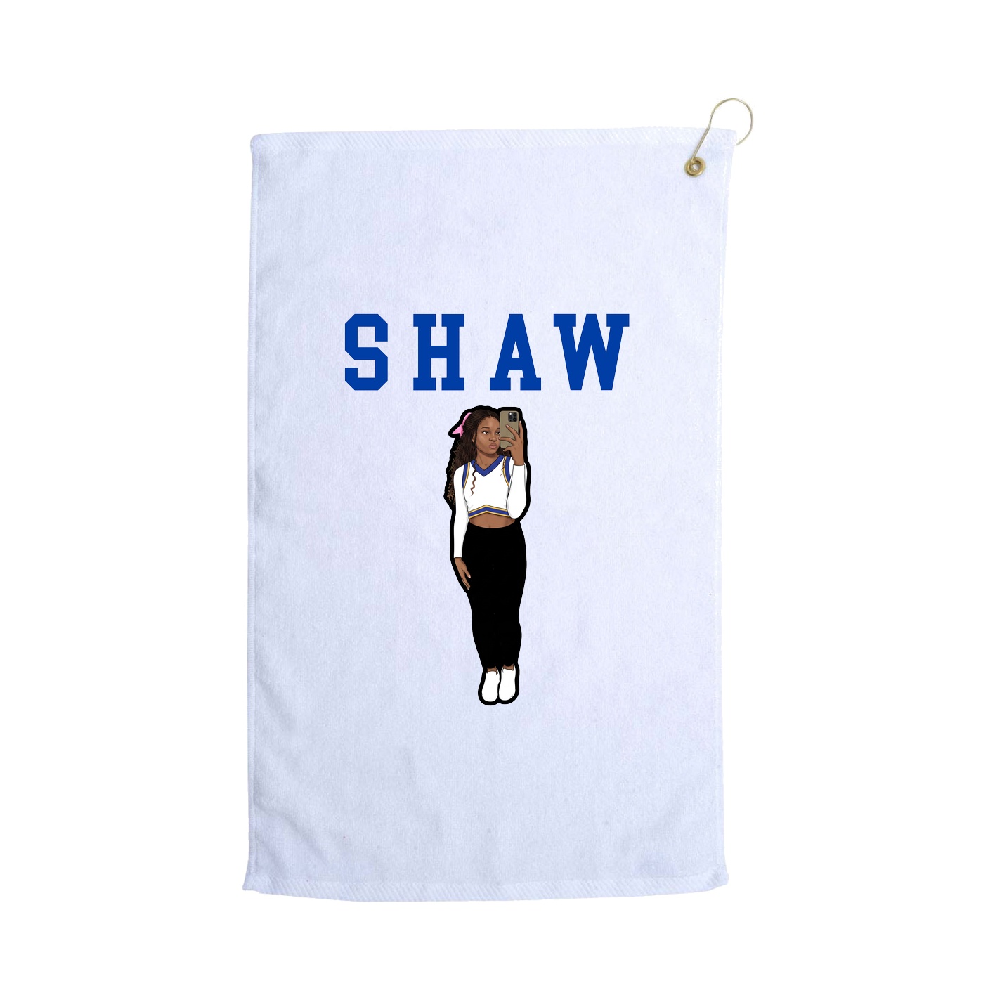 Golf Towel — Shirsey in White