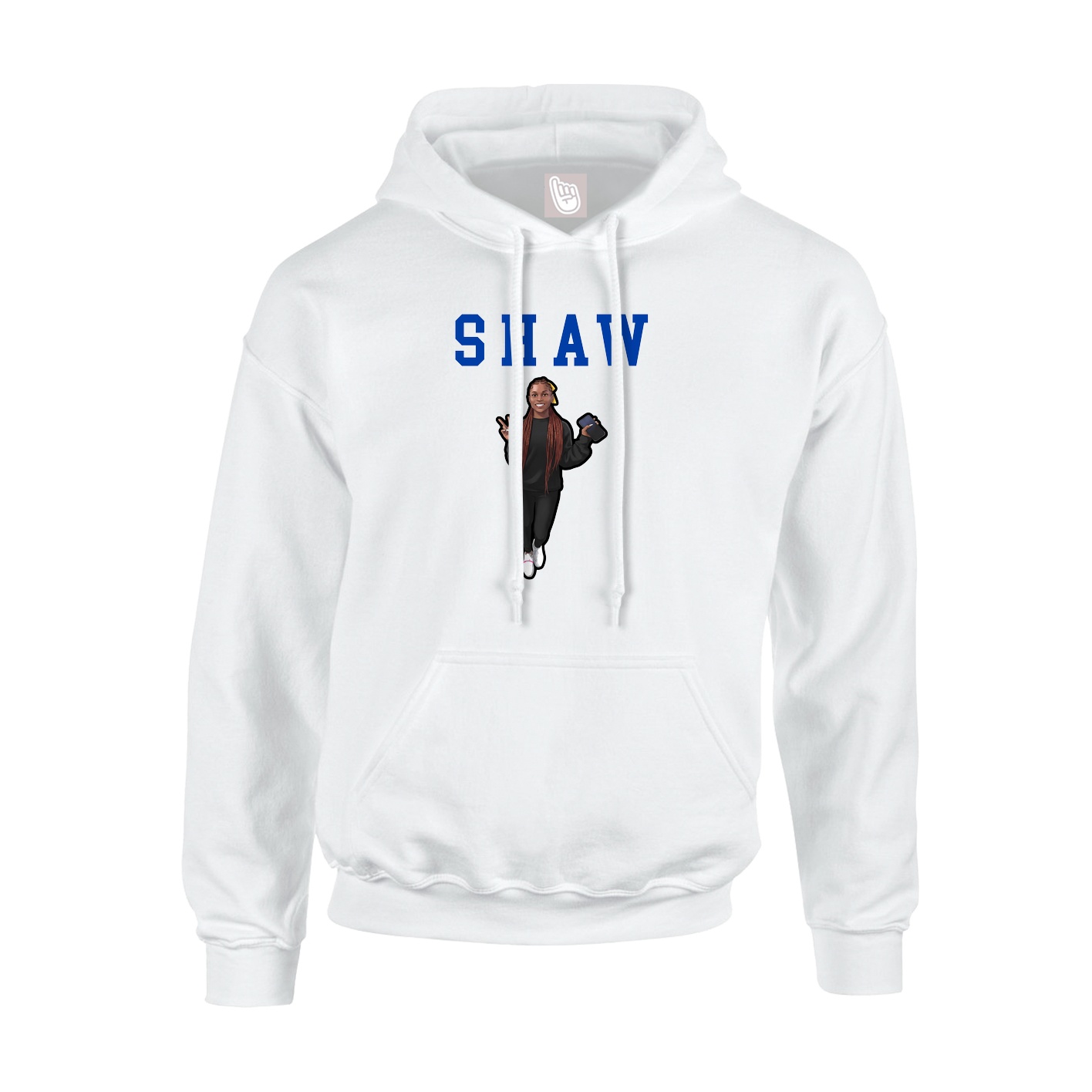Youth Hoodie — Shirsey in White