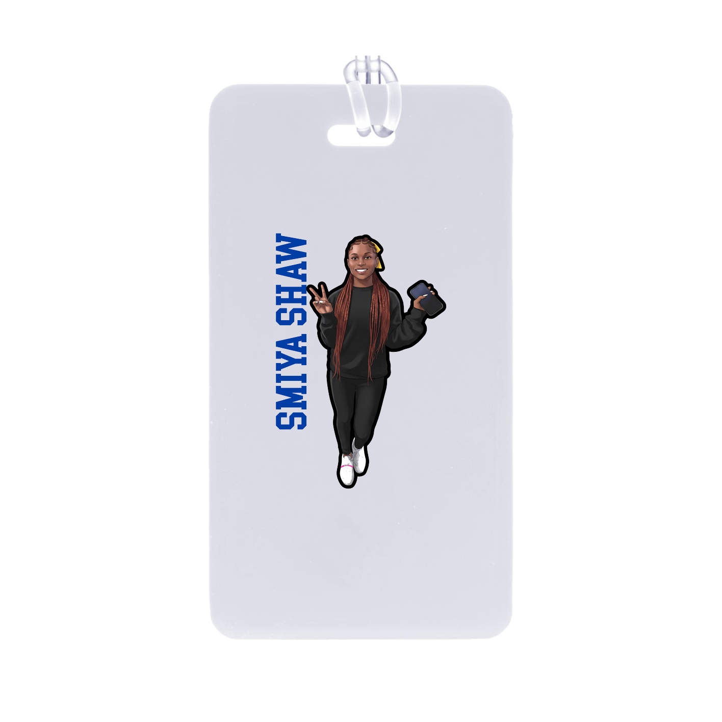 Bag Tag — Name Vertical in Classic