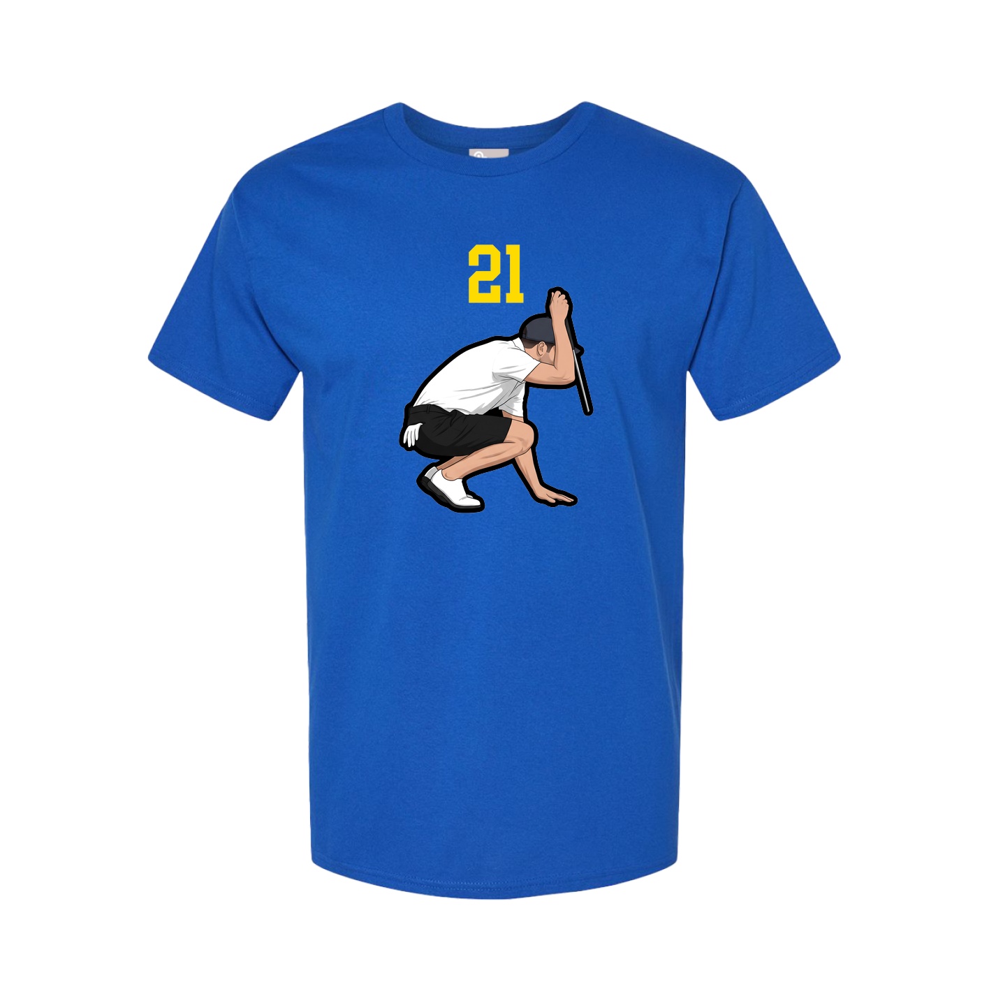 Tee — Number Top in Royal
