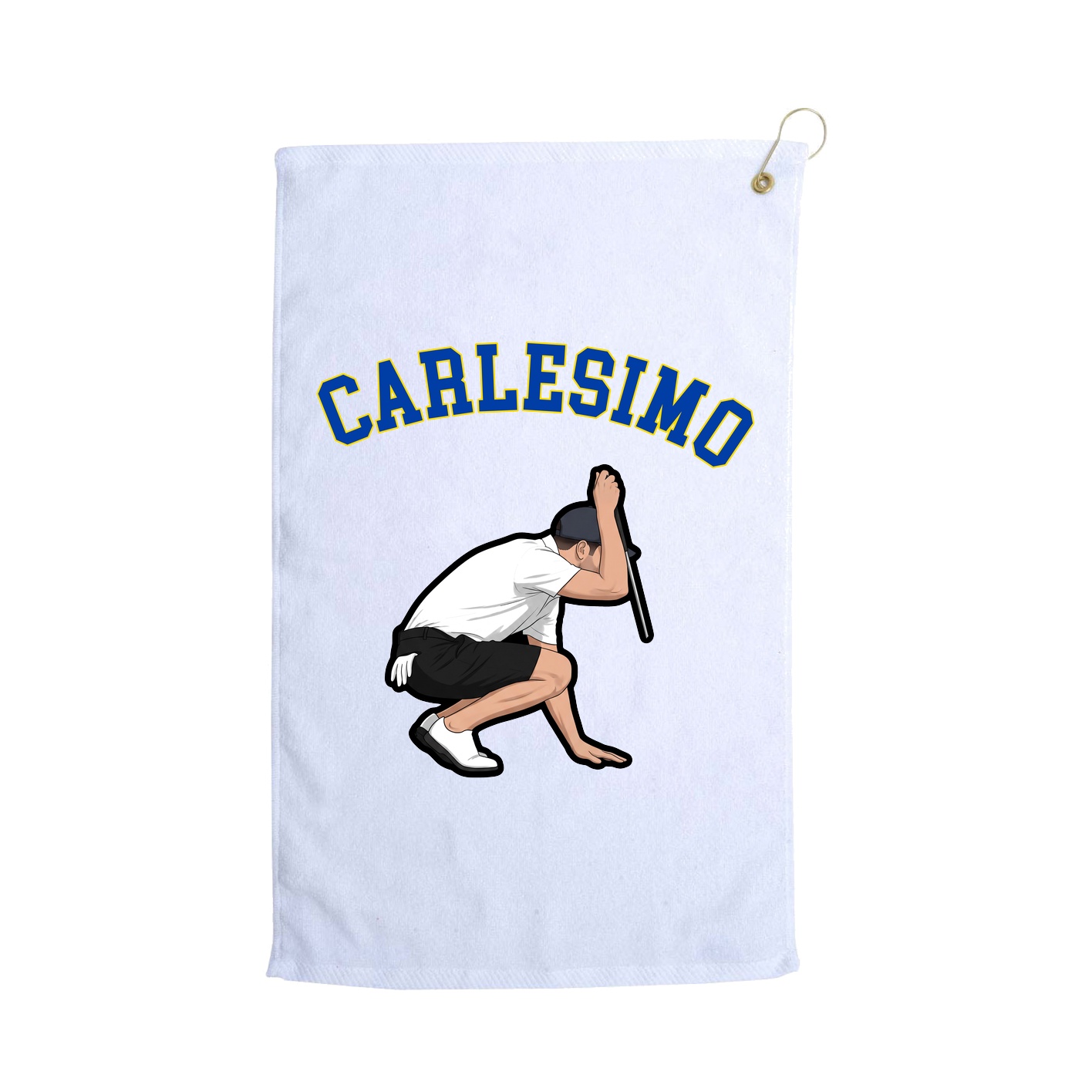 Golf Towel — Shirsey Arch in White