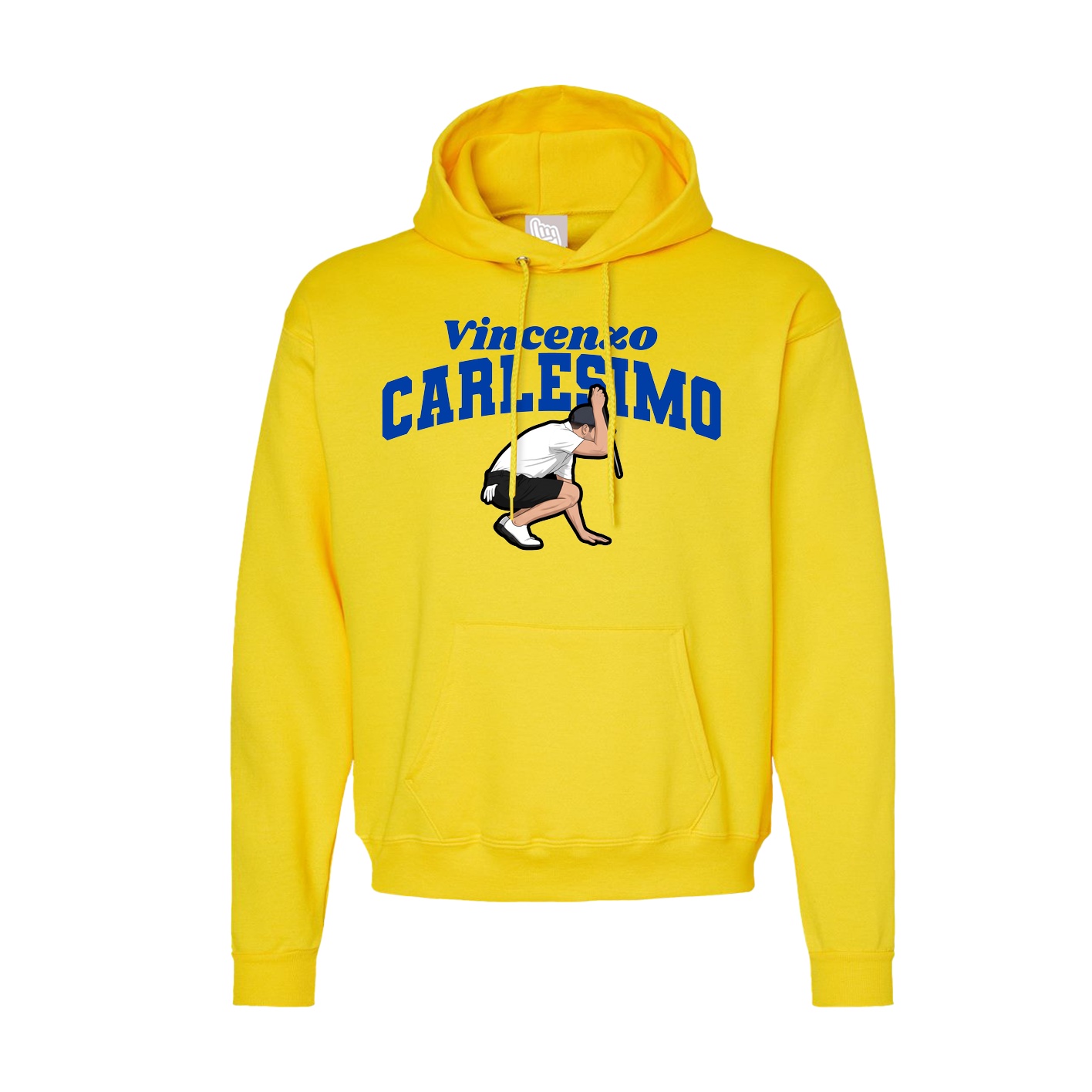 Hoodie — Signature Arch in Yellow