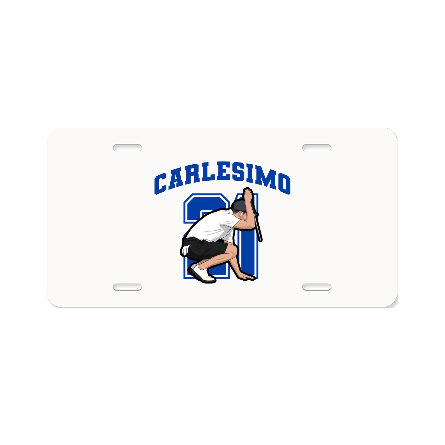License Plate — Number in Classic