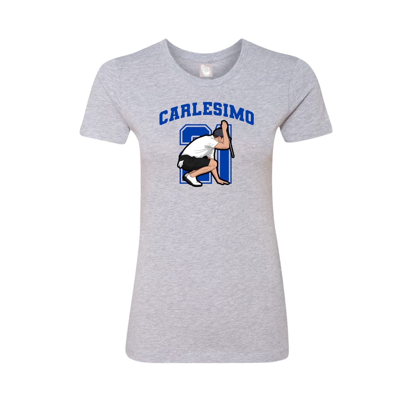 Womens Tee — Number in Grey