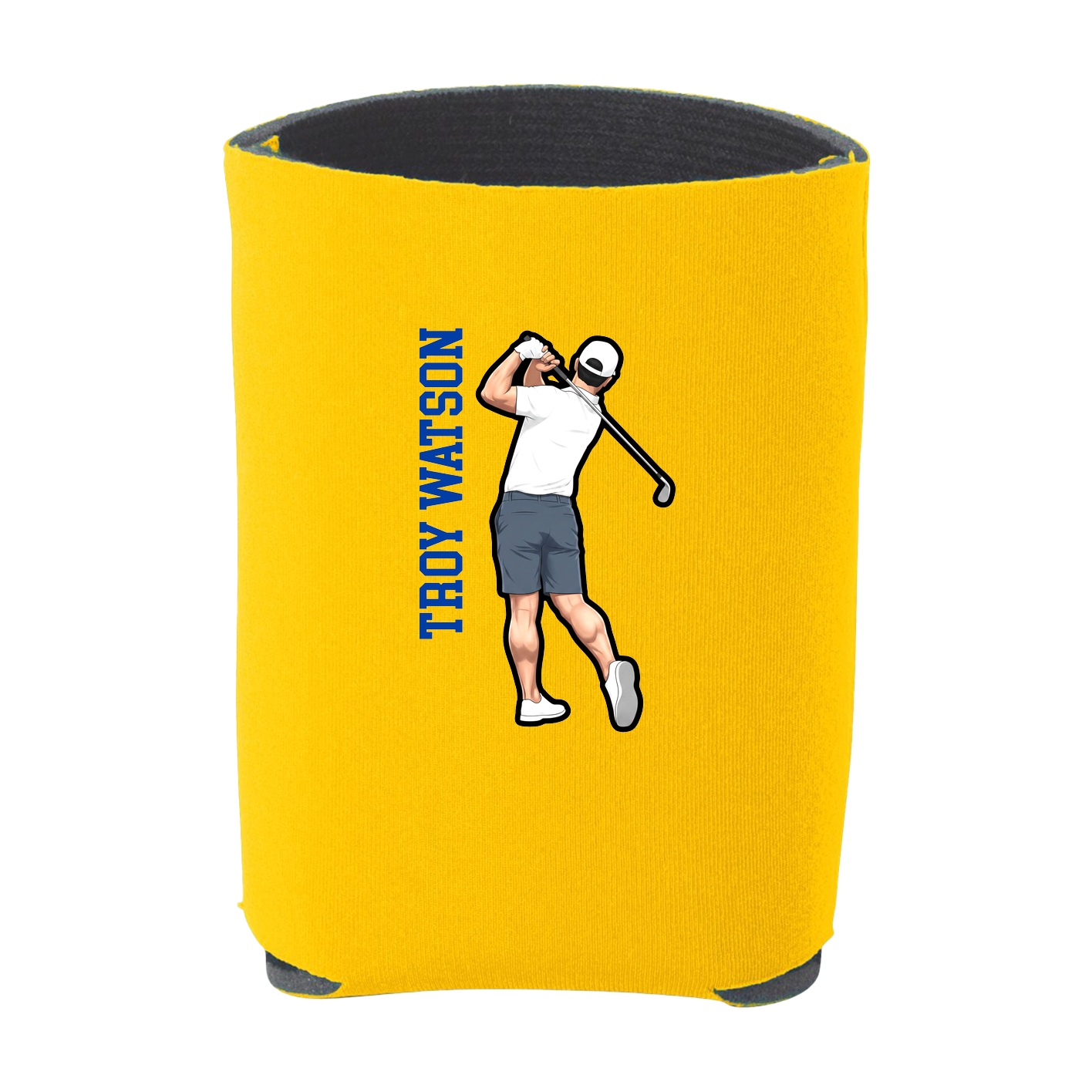 Can Holder — Name Vertical in Yellow