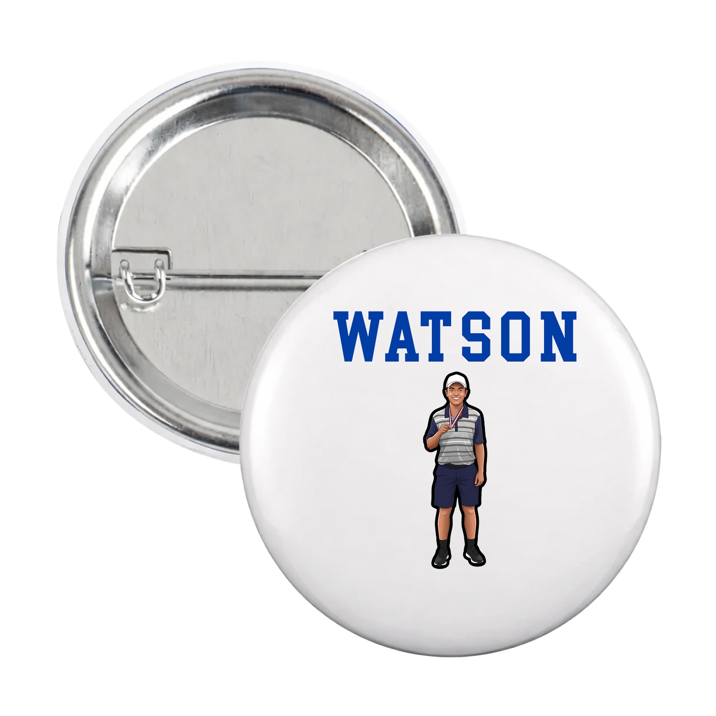 Game Day Button — Shirsey in White