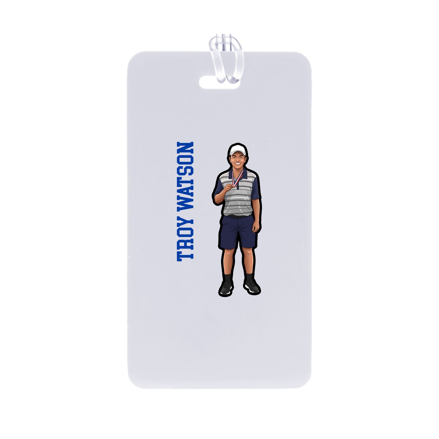 Bag Tag — Name Vertical in Classic