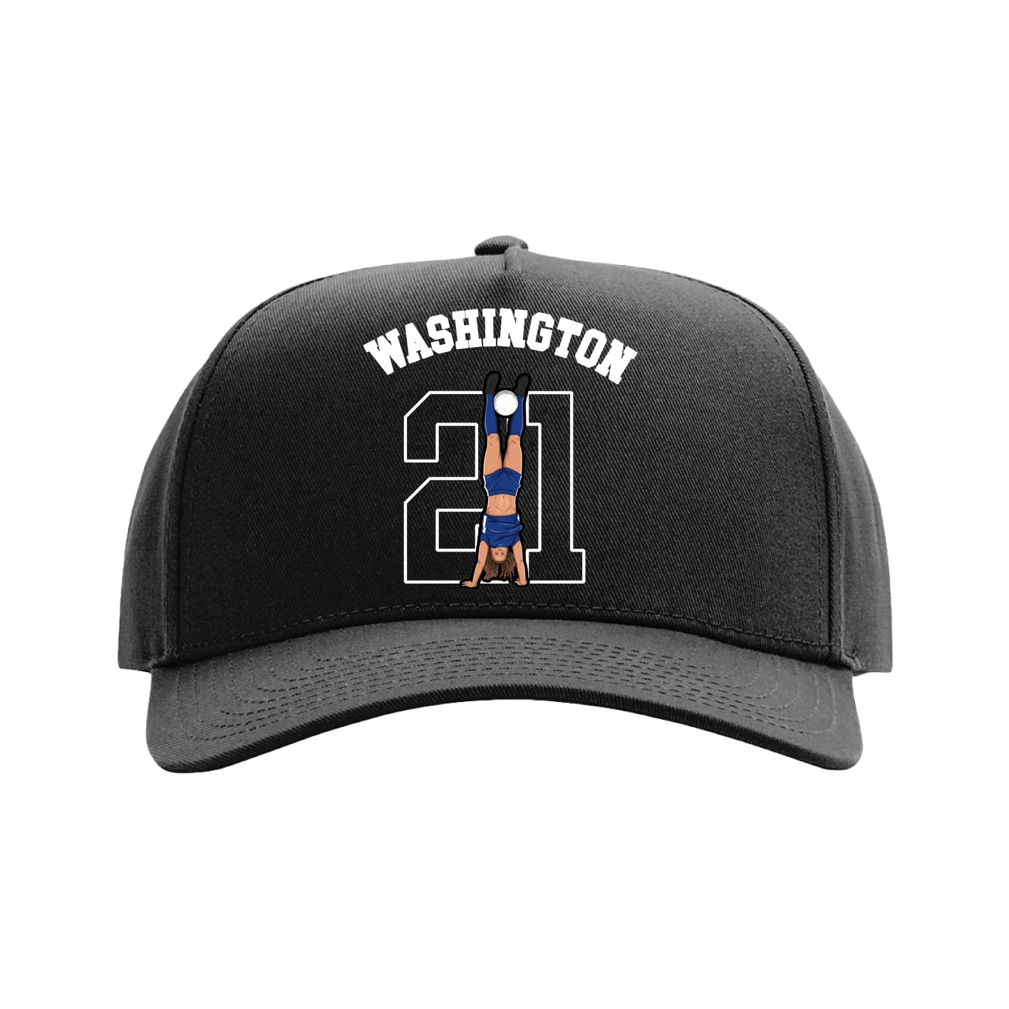 Full Fabric Five-Panel Champ Cap