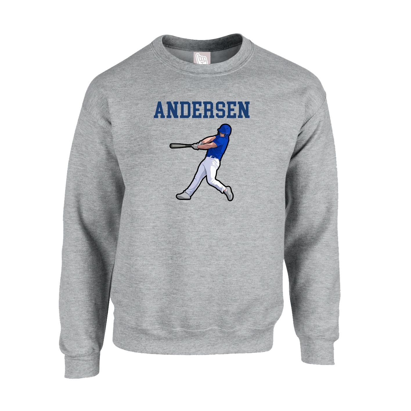 Fleece Crew — Shirsey in Grey