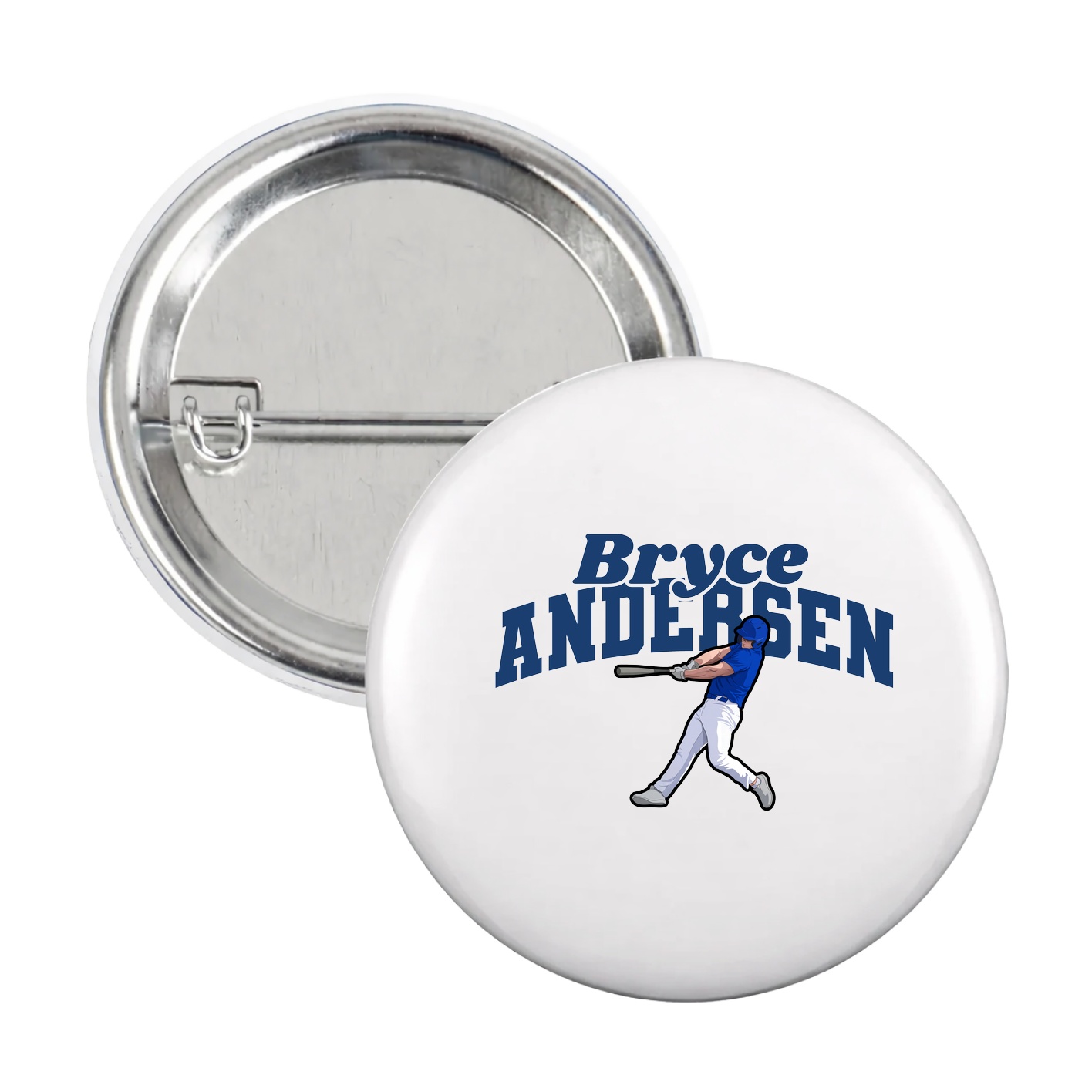 Game Day Button — Signature Arch in White