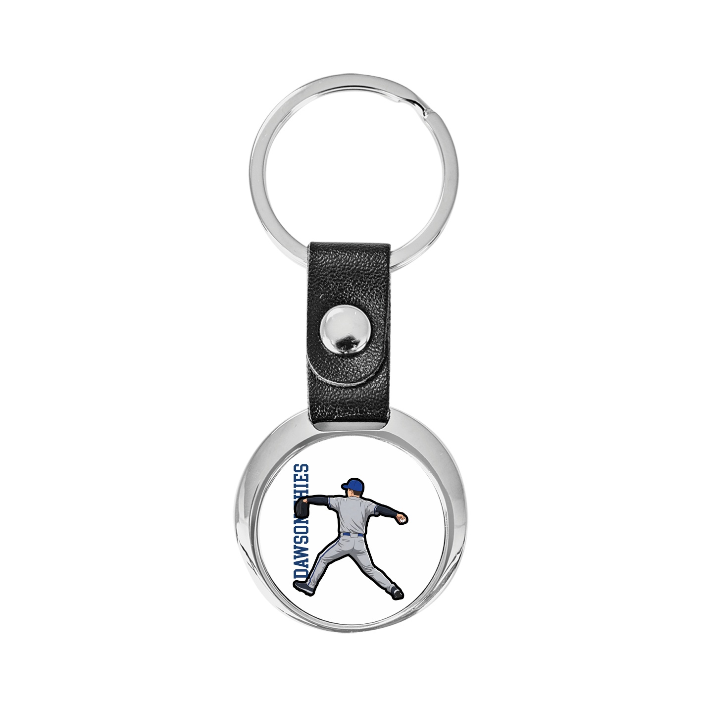 Key Chain — Name Vertical in Classic