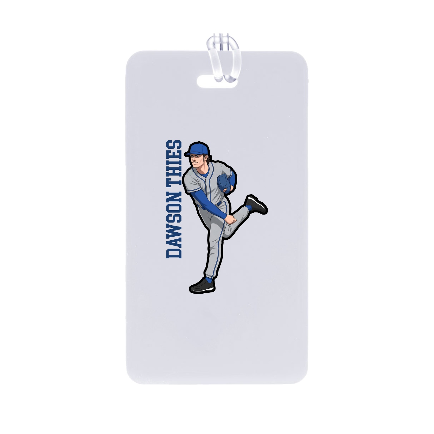 Bag Tag — Name Vertical in Classic