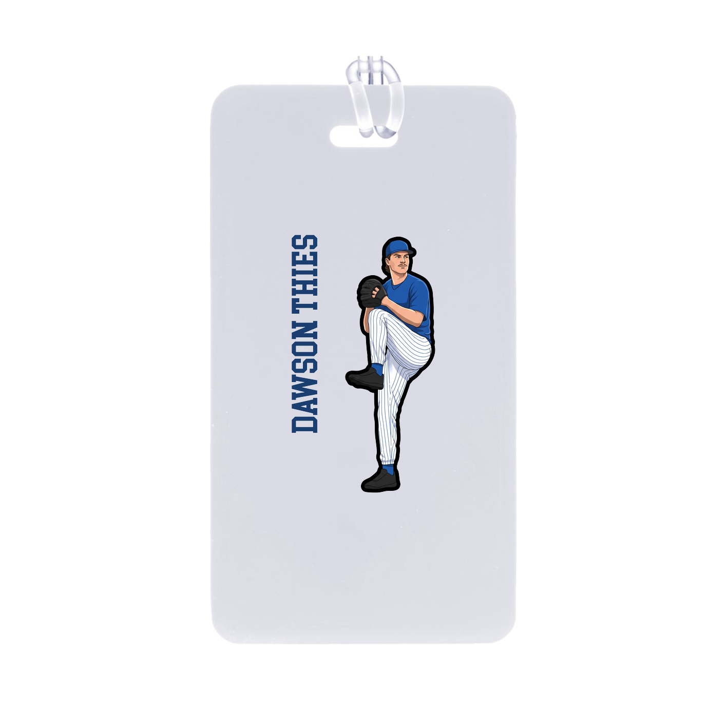 Bag Tag — Name Vertical in Classic