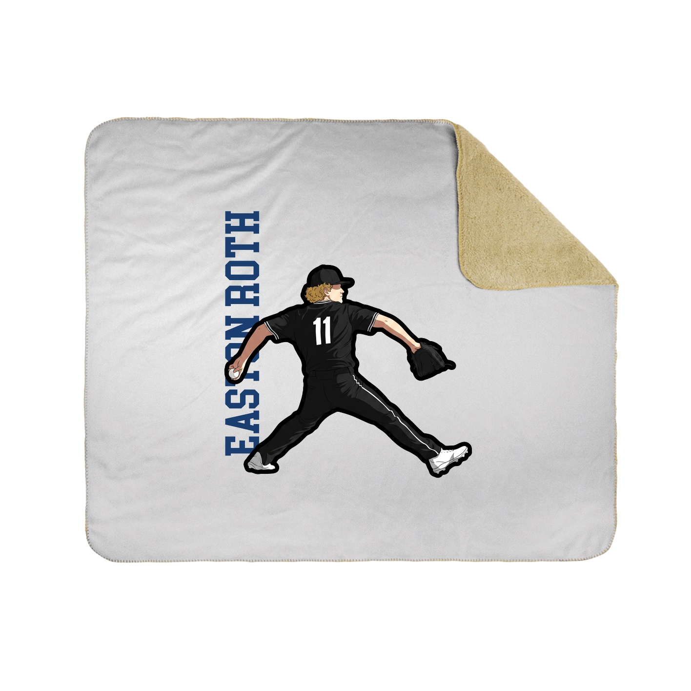 50x60 Sherpa Lined Throw Blanket