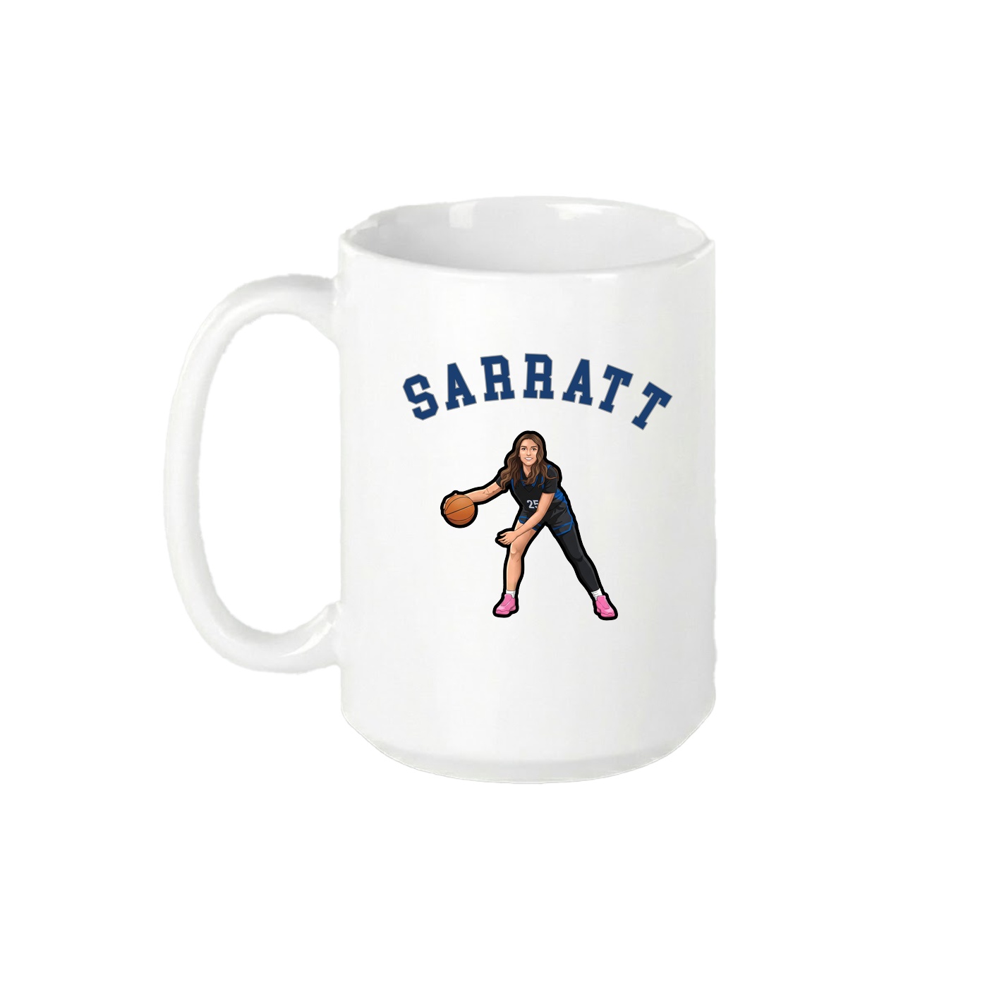 15oz Coffee Mug — Shirsey Arch in White