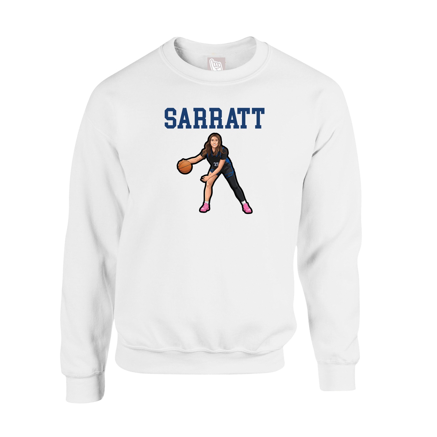 Fleece Crew — Shirsey in White