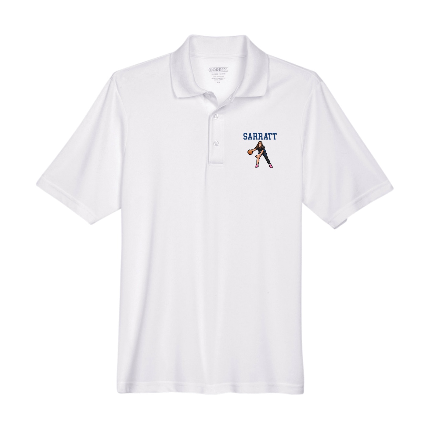 Performance Polo — Shirsey in White