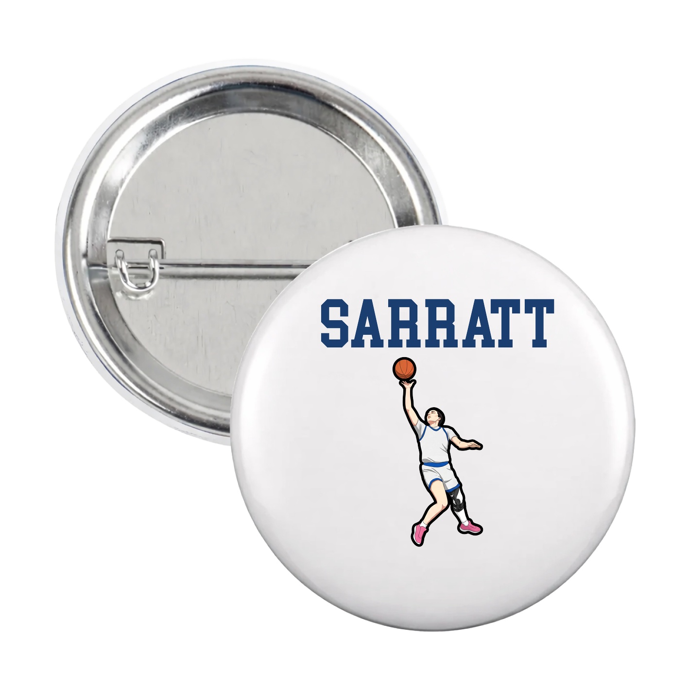 Game Day Button — Shirsey in White