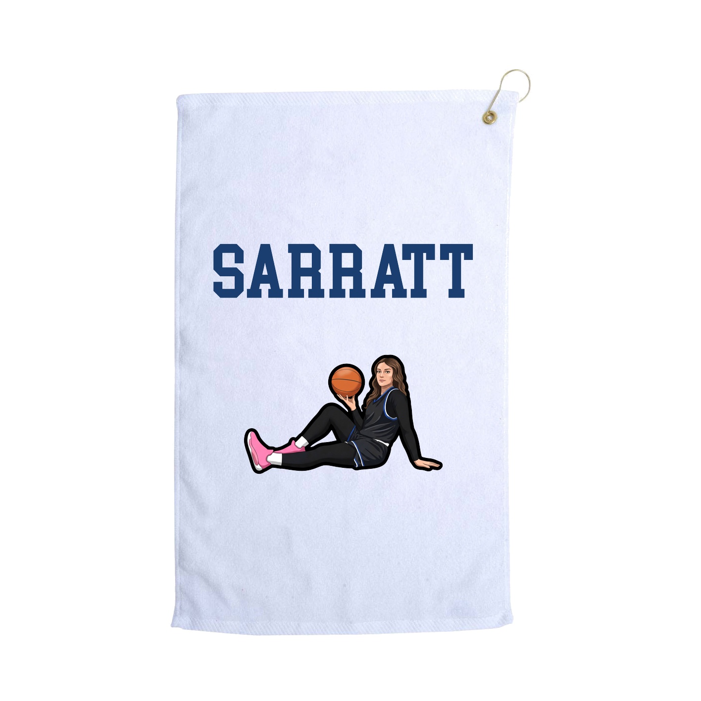 Golf Towel — Shirsey in White