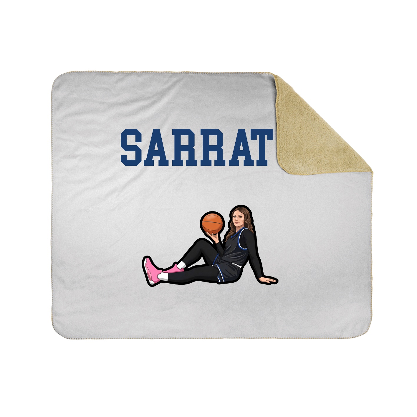 Throw Blanket — Shirsey in White