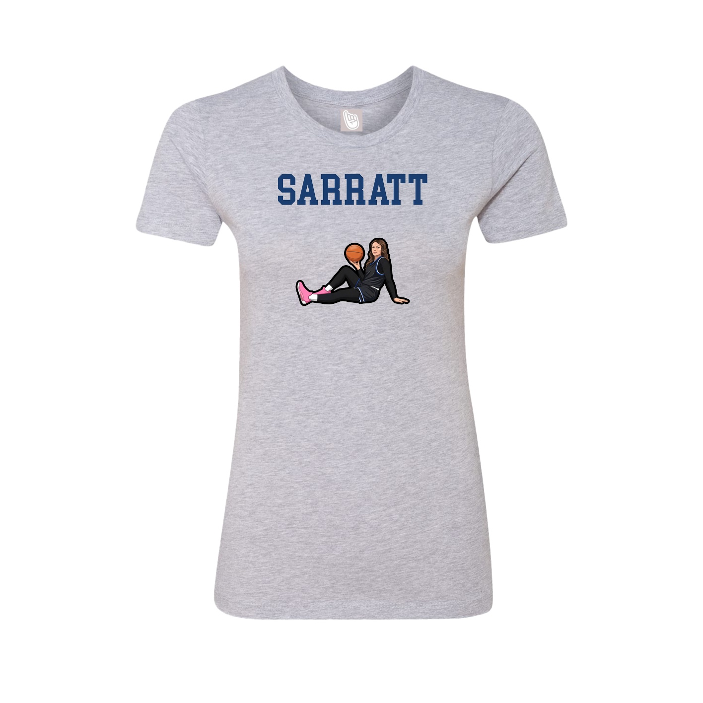 Fitted Women's Tee — Shirsey in Grey