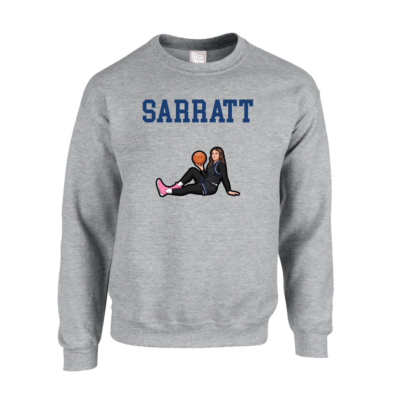 Fleece Crew — Shirsey in Grey