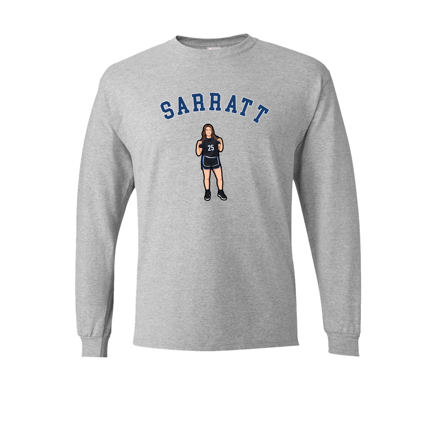Long Sleeve Tee — Shirsey Arch in Grey