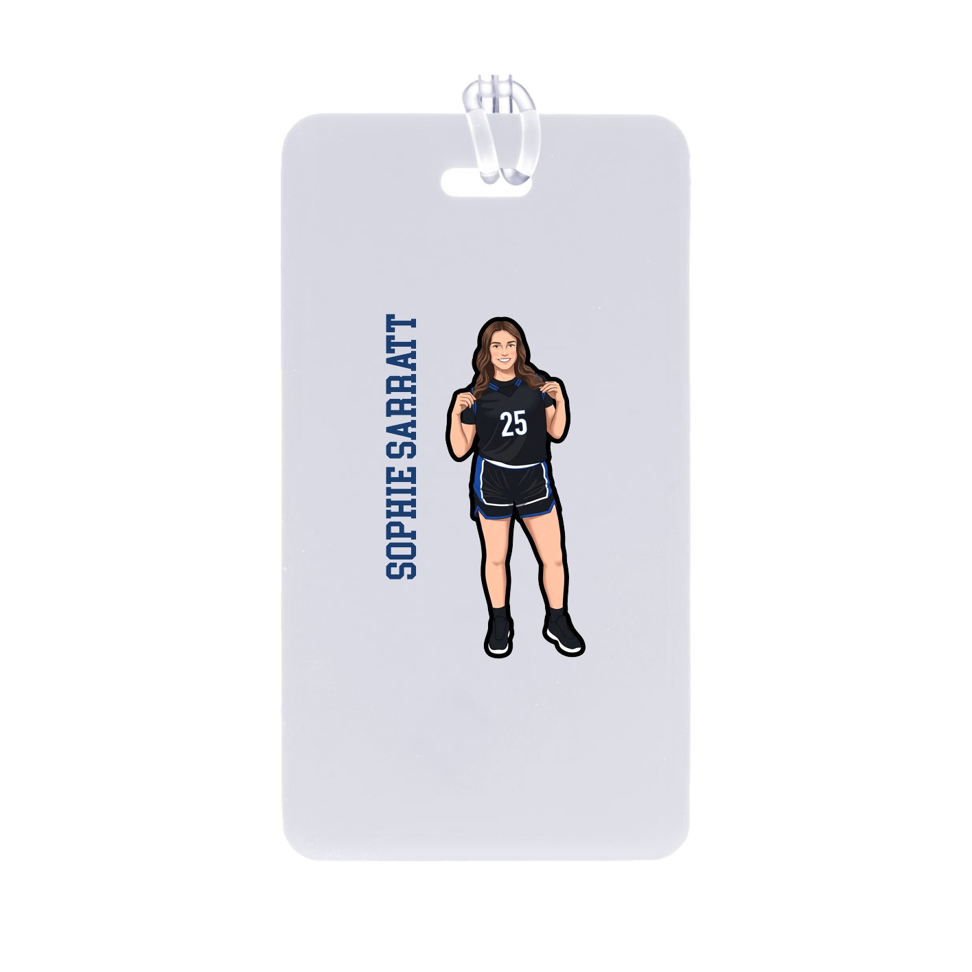 Bag Tag — Name Vertical in Classic