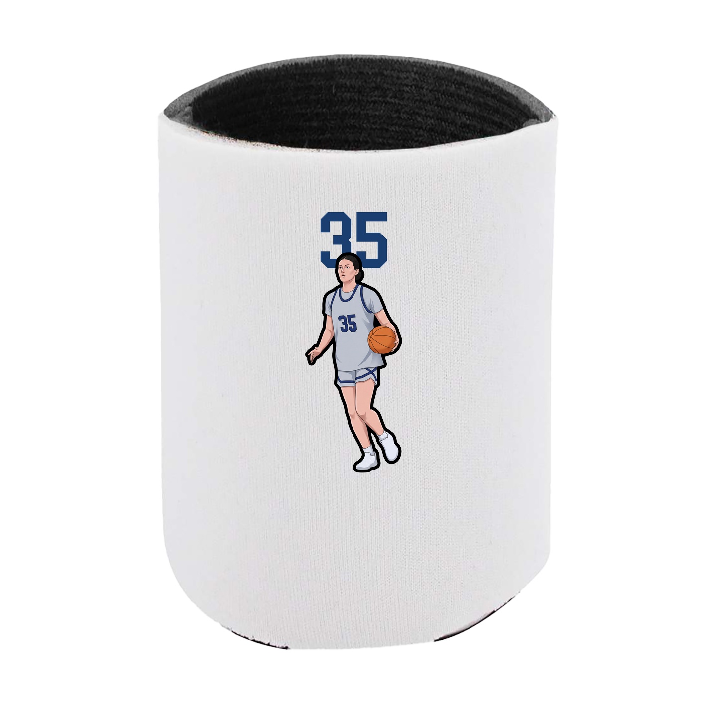 Can Holder — Number Top in White