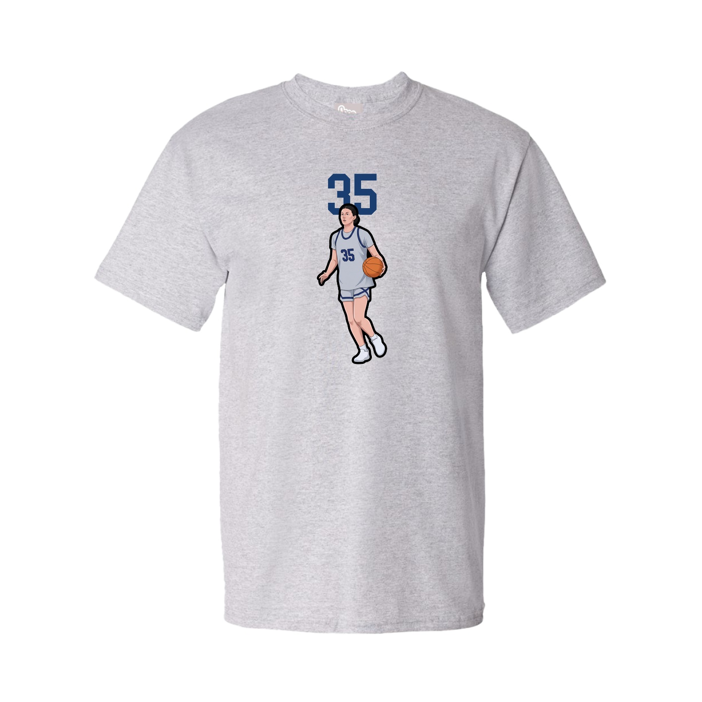 Tee — Number Top in Grey