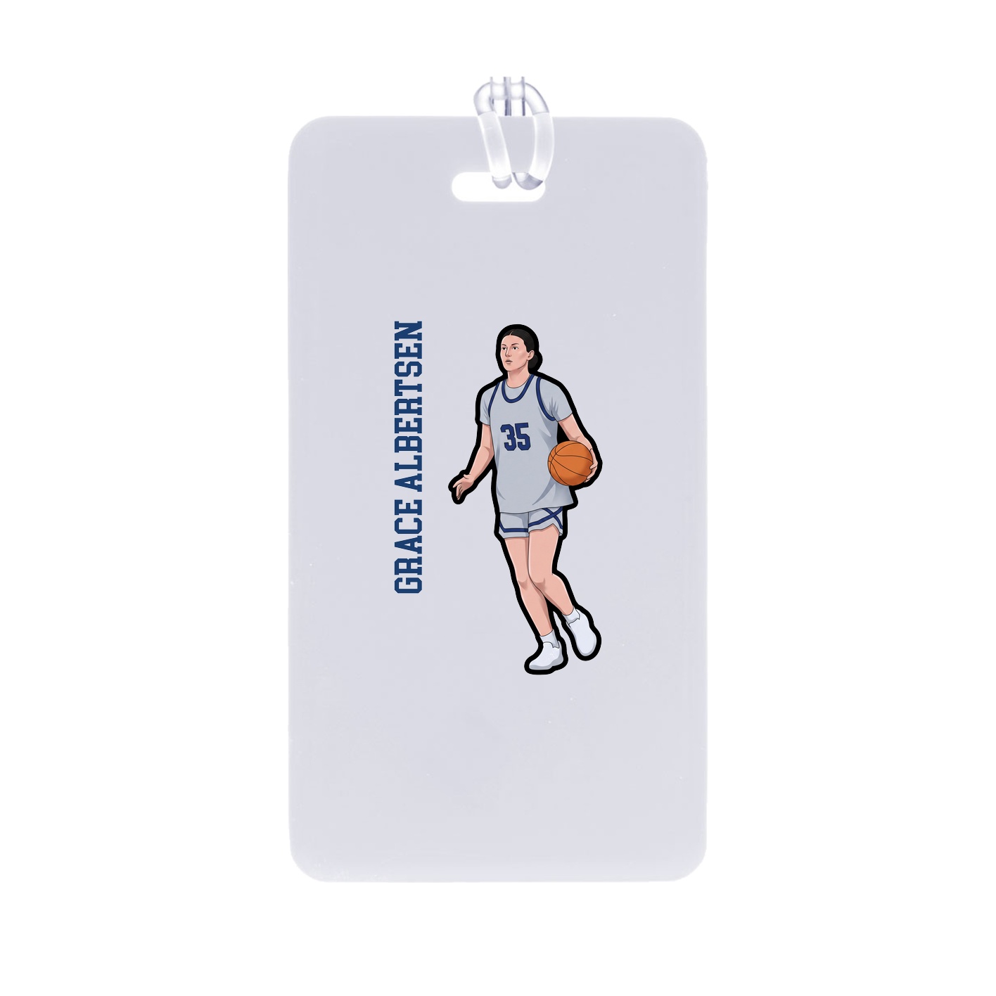 Bag Tag — Name Vertical in Classic