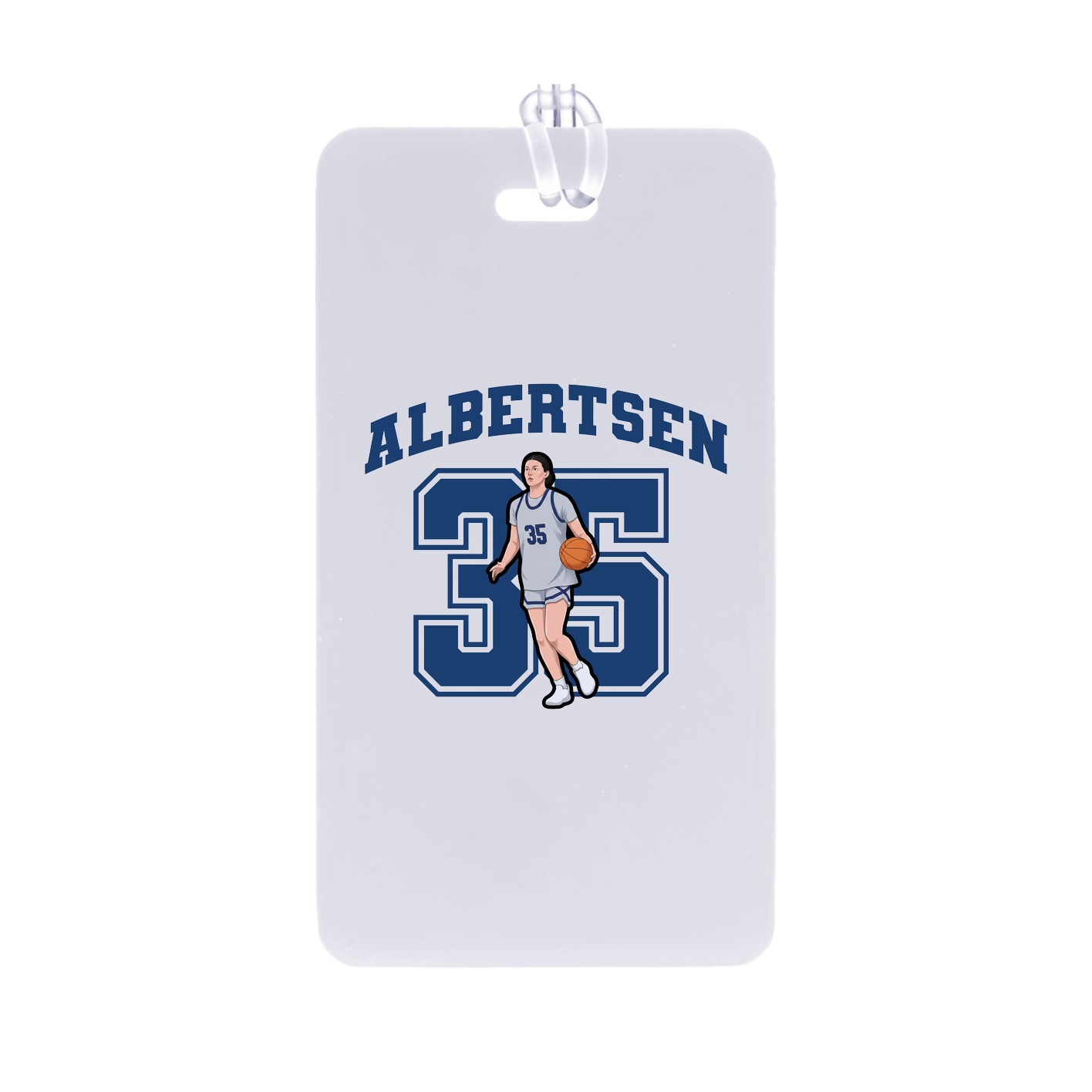 Bag Tag — Number in Classic