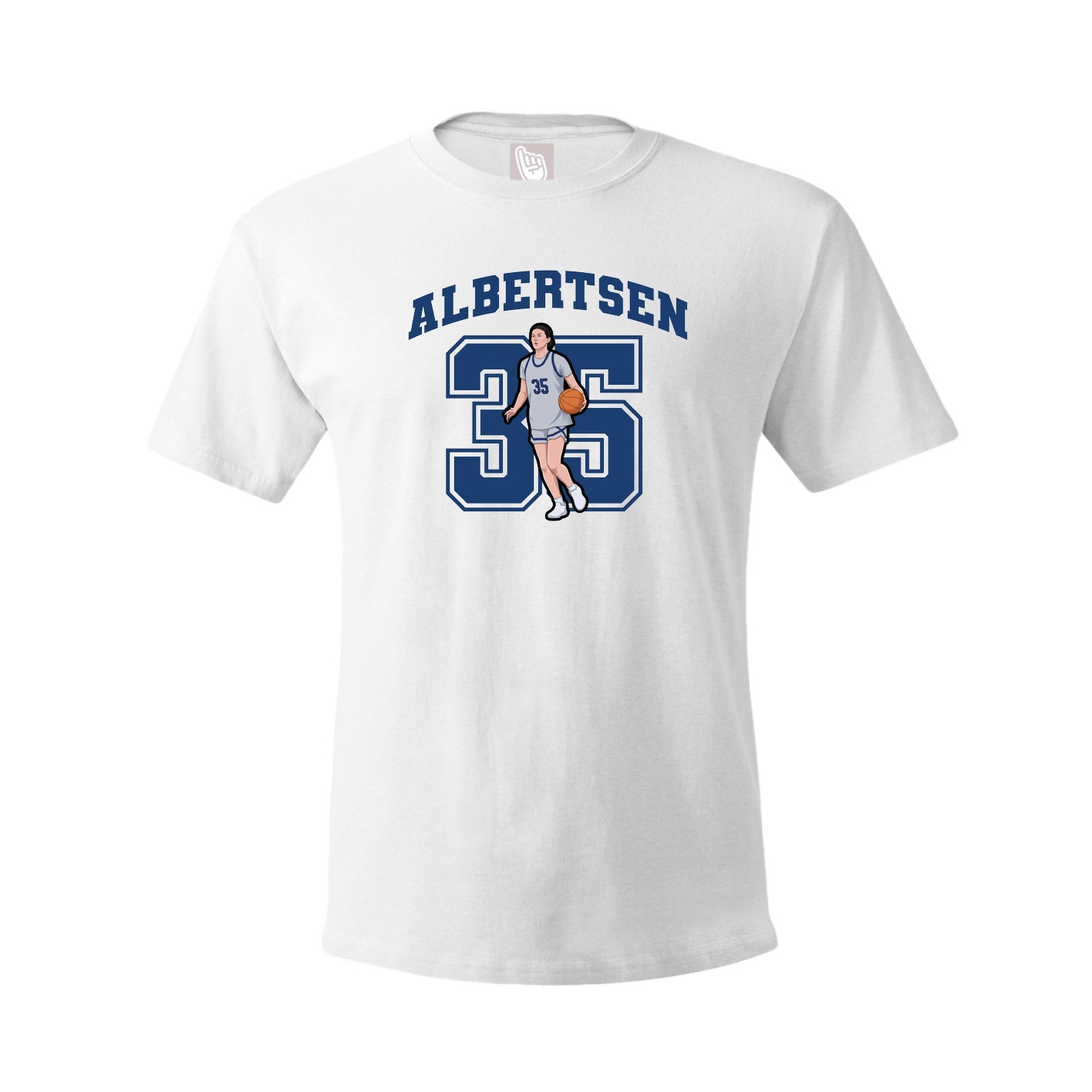 Tee — Number in White