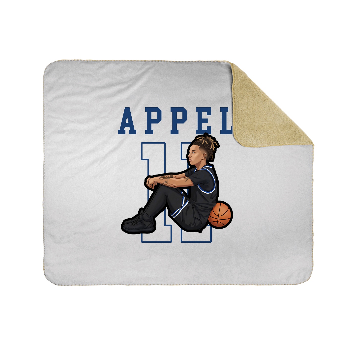 50x60 Sherpa Lined Throw Blanket