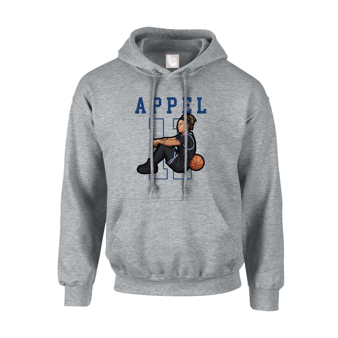 Hoodie — Shirsey in Grey