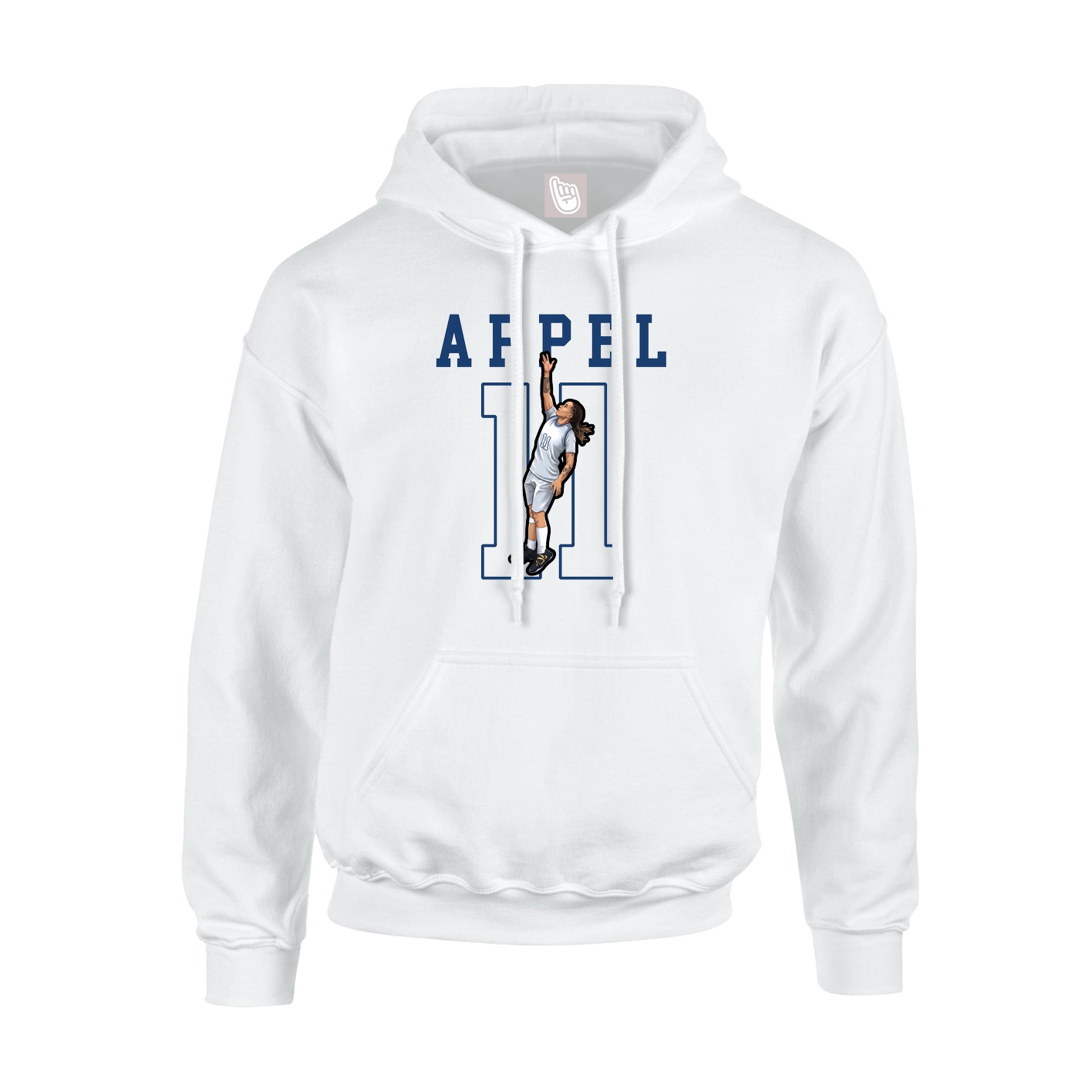 Hoodie — Shirsey in White