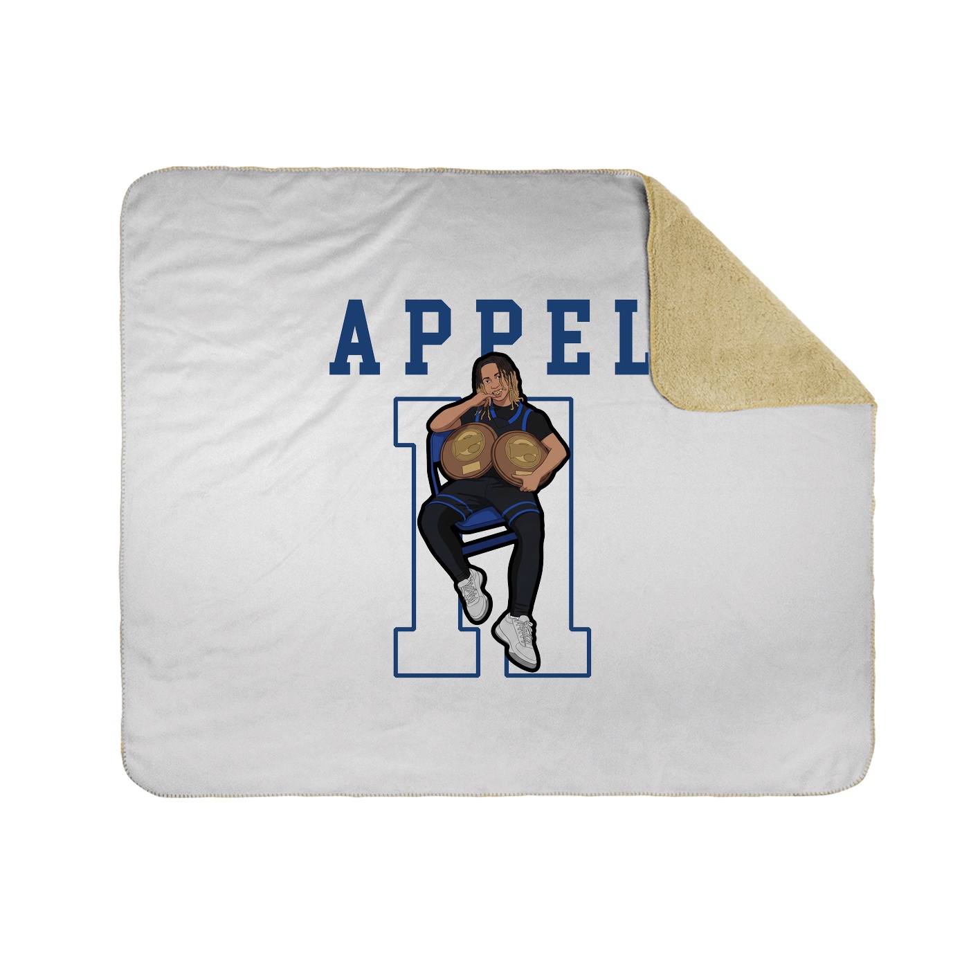 Throw Blanket — Shirsey in White