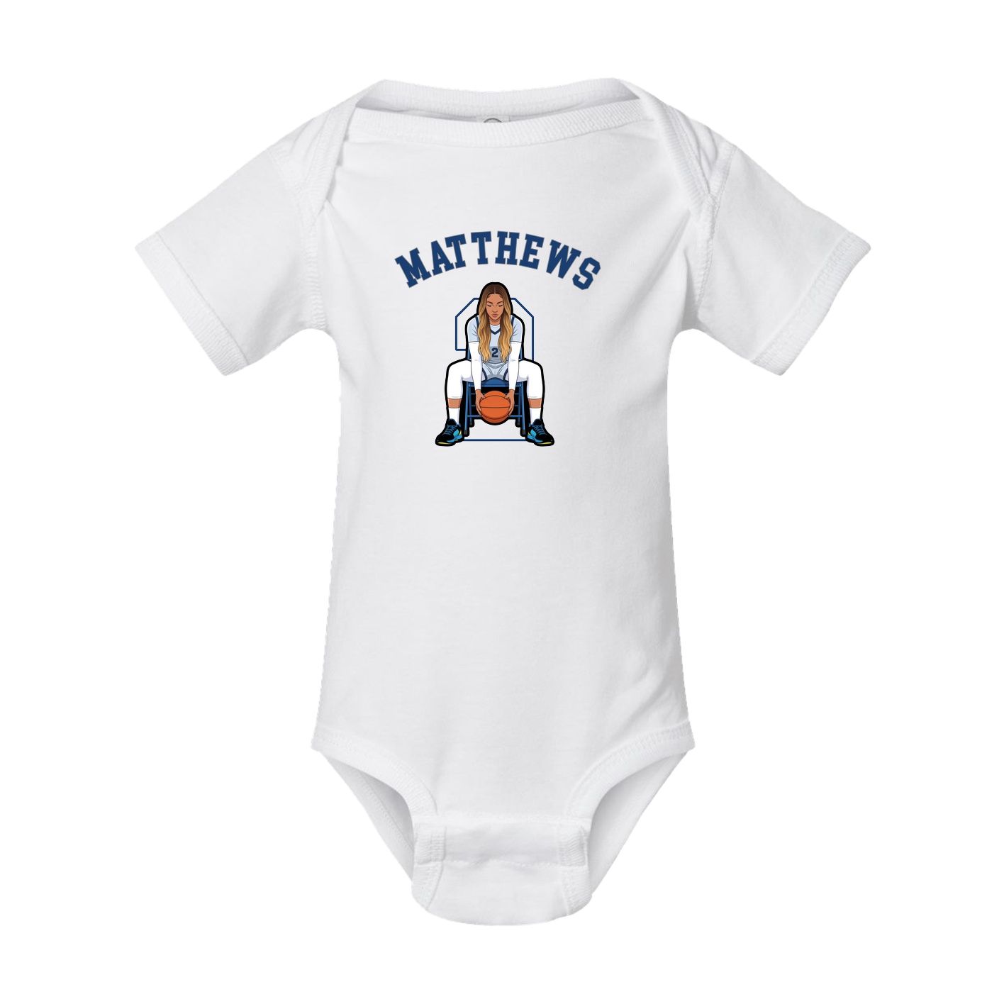 Baby Onesie — Shirsey Arch in White