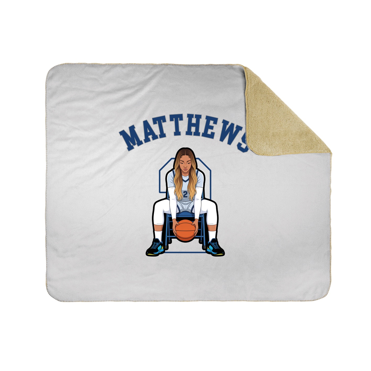 Throw Blanket — Shirsey Arch in White