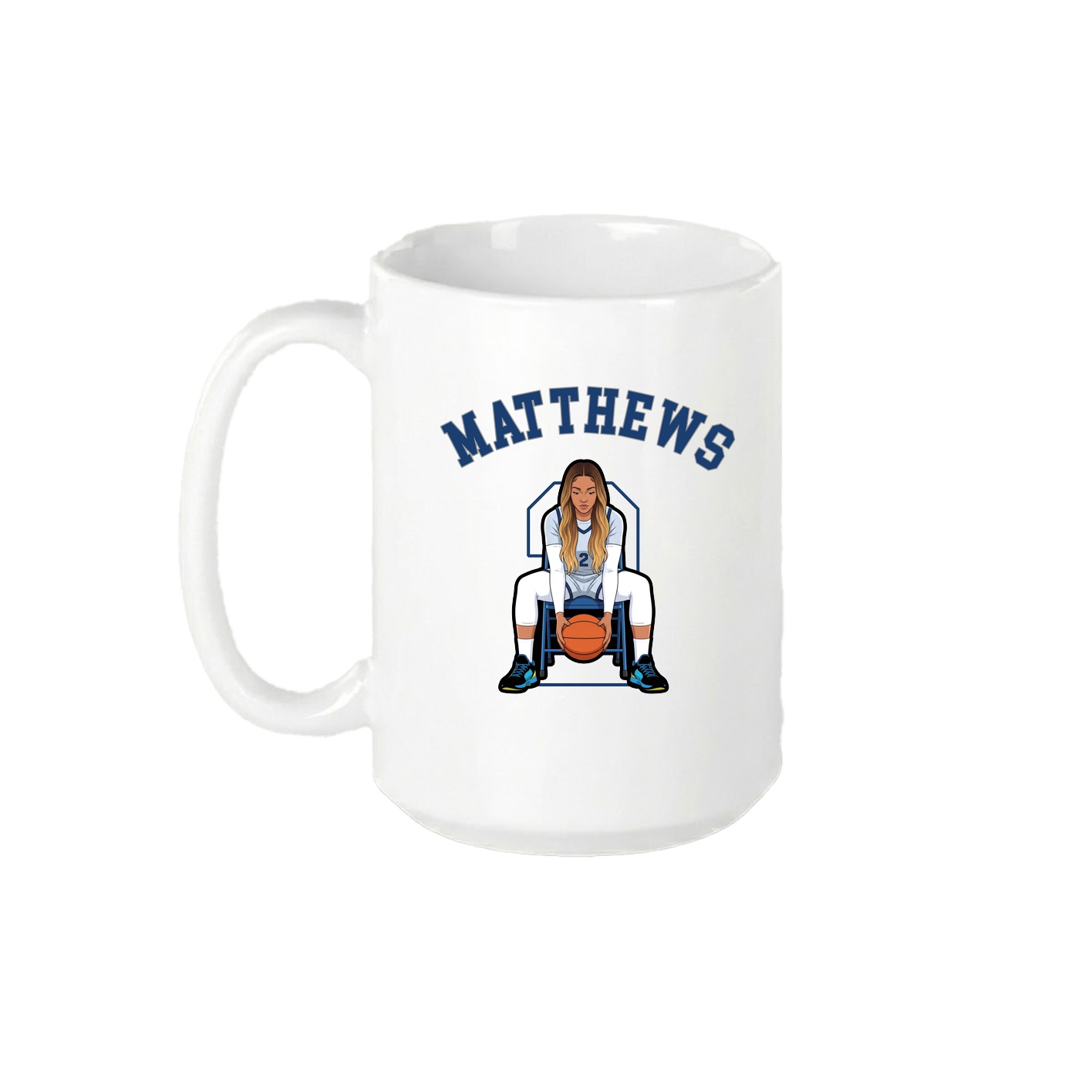 15oz Coffee Mug — Shirsey Arch in White