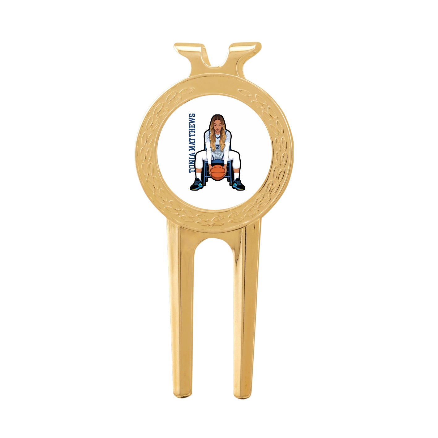 Divot Tool with Ball Marker — Name Vertical in Classic