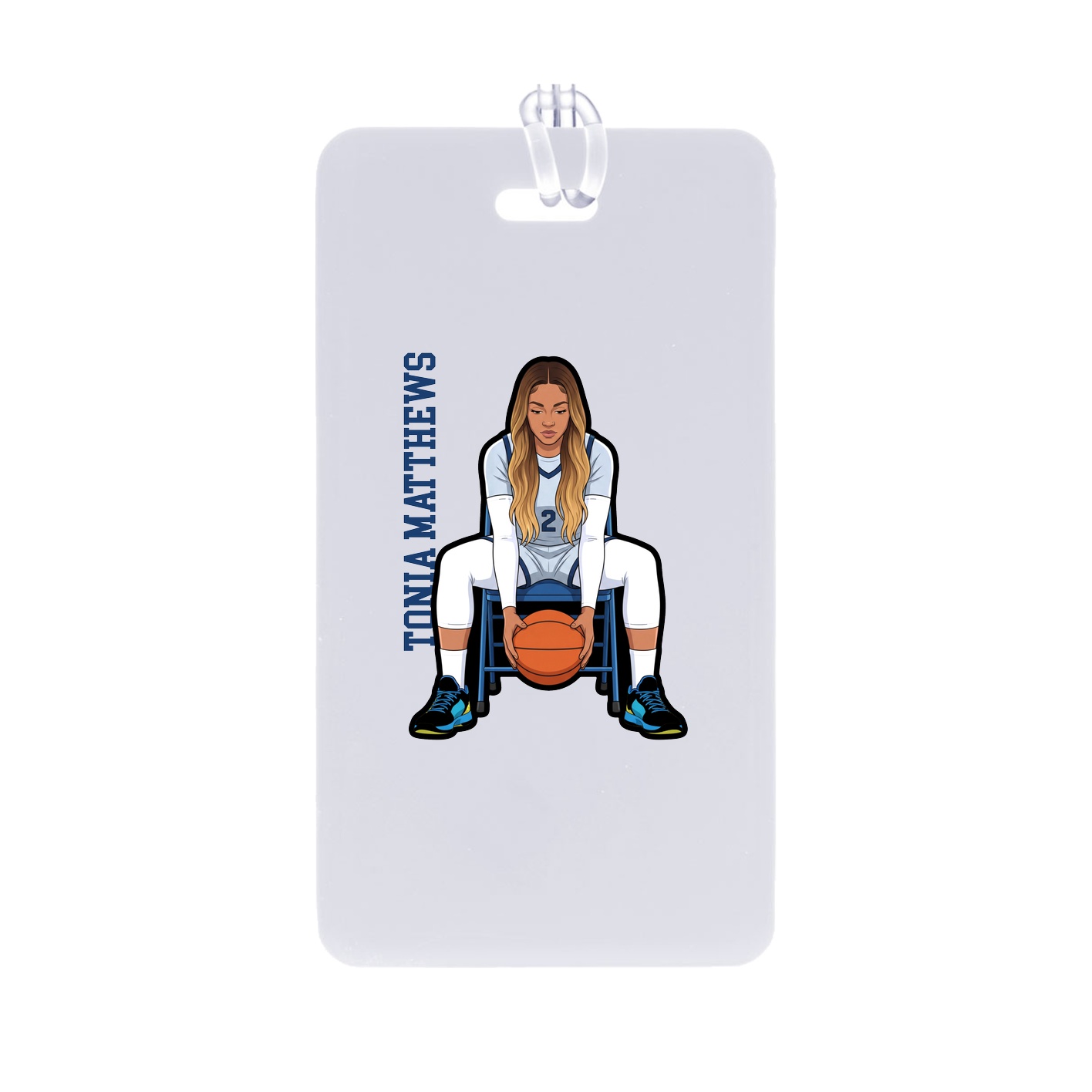 Bag Tag — Name Vertical in Classic