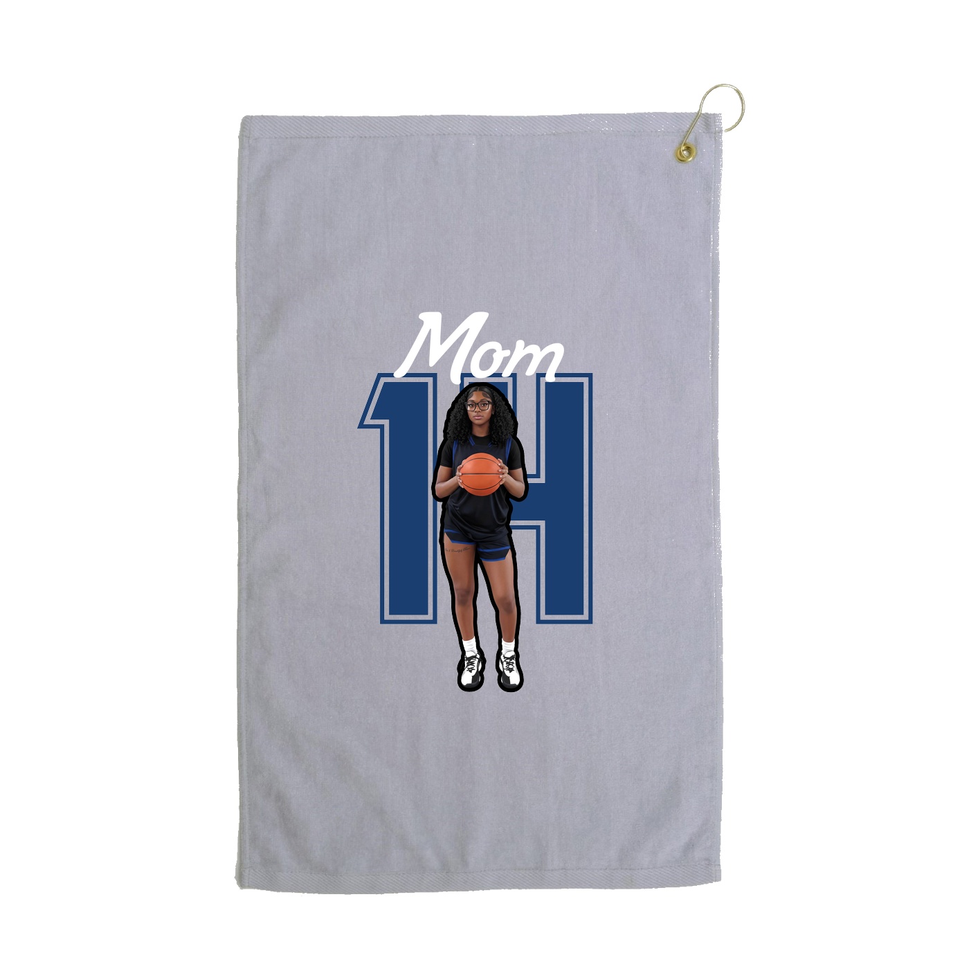 Golf Towel — Mothers Day Shirsey in Grey