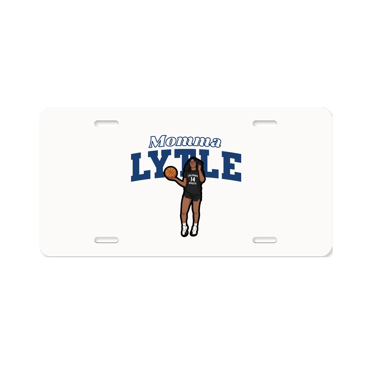 License Plate — Mothers Day Block in Classic
