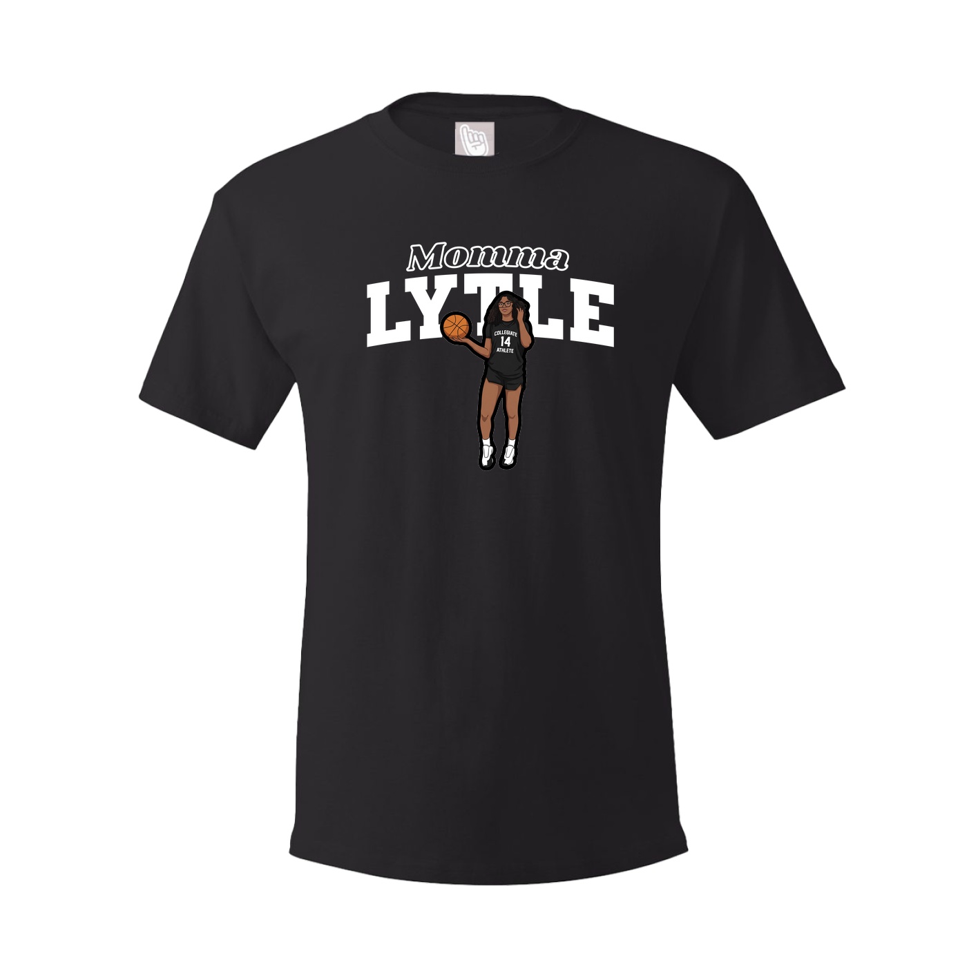 Youth Tee — Mothers Day Block in Black