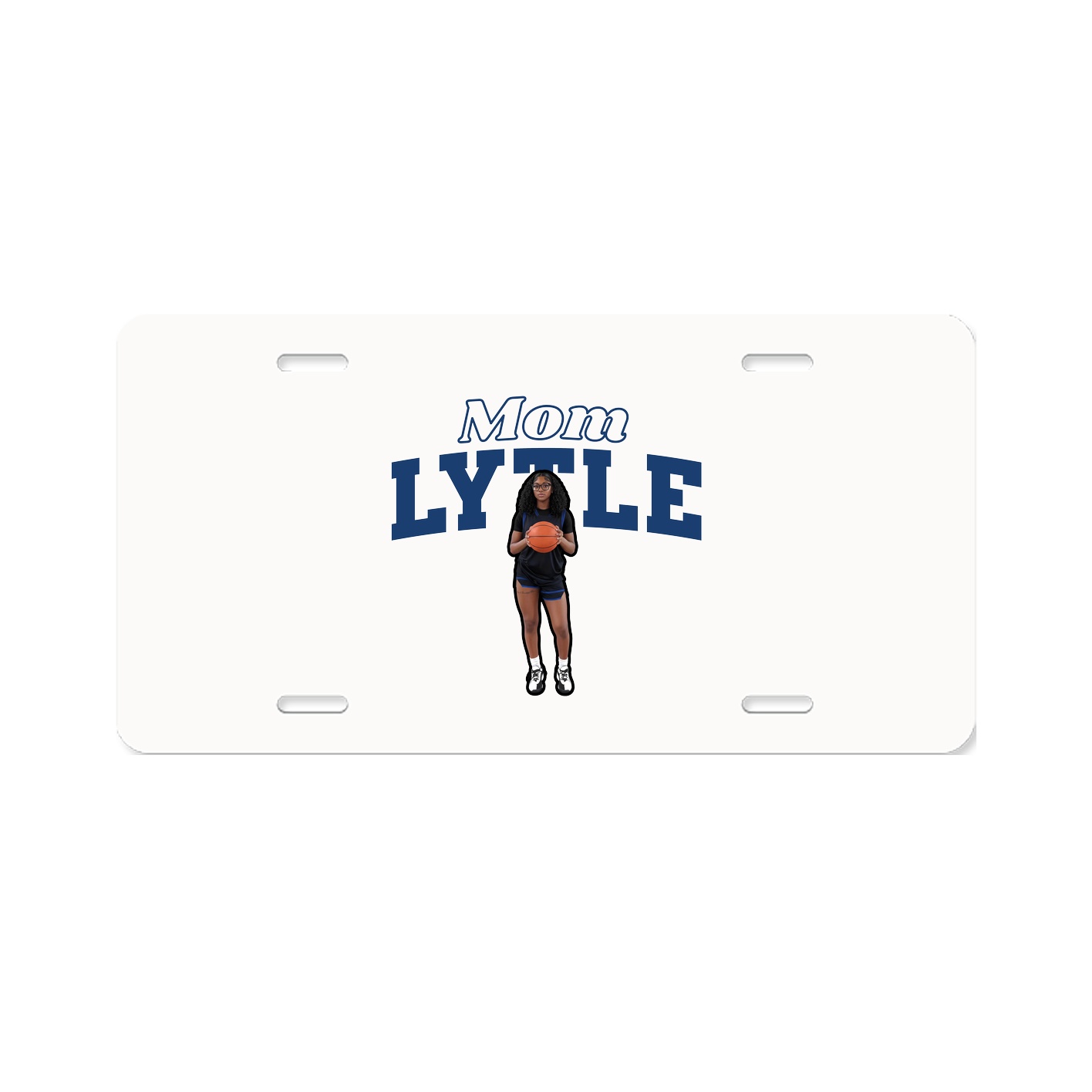License Plate — Mothers Day Block in Classic