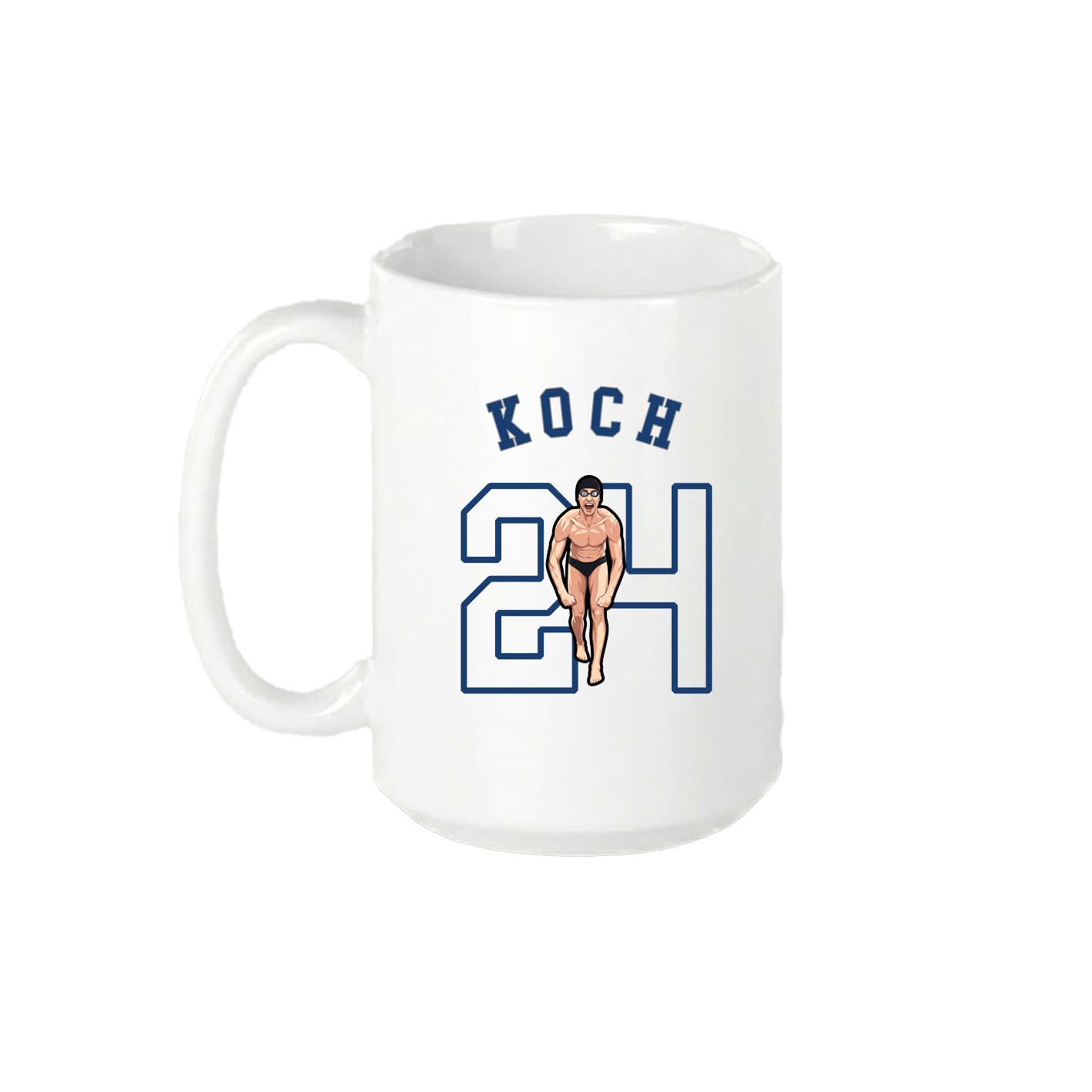 15oz Coffee Mug — Shirsey Arch in White