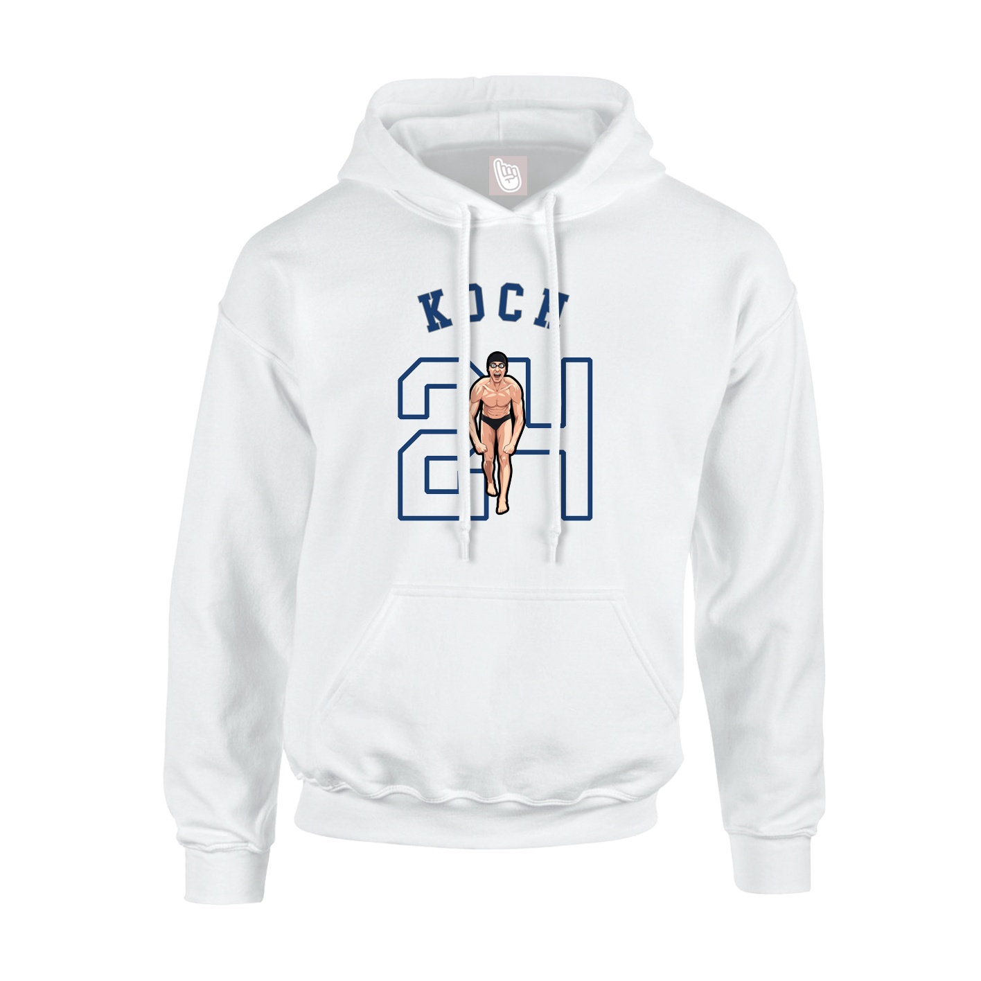 Hoodie — Shirsey Arch in White