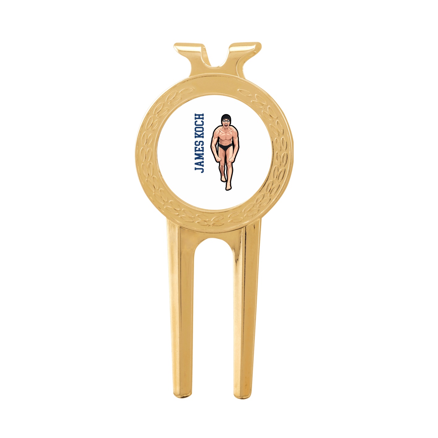 Divot Tool with Ball Marker — Name Vertical in Classic